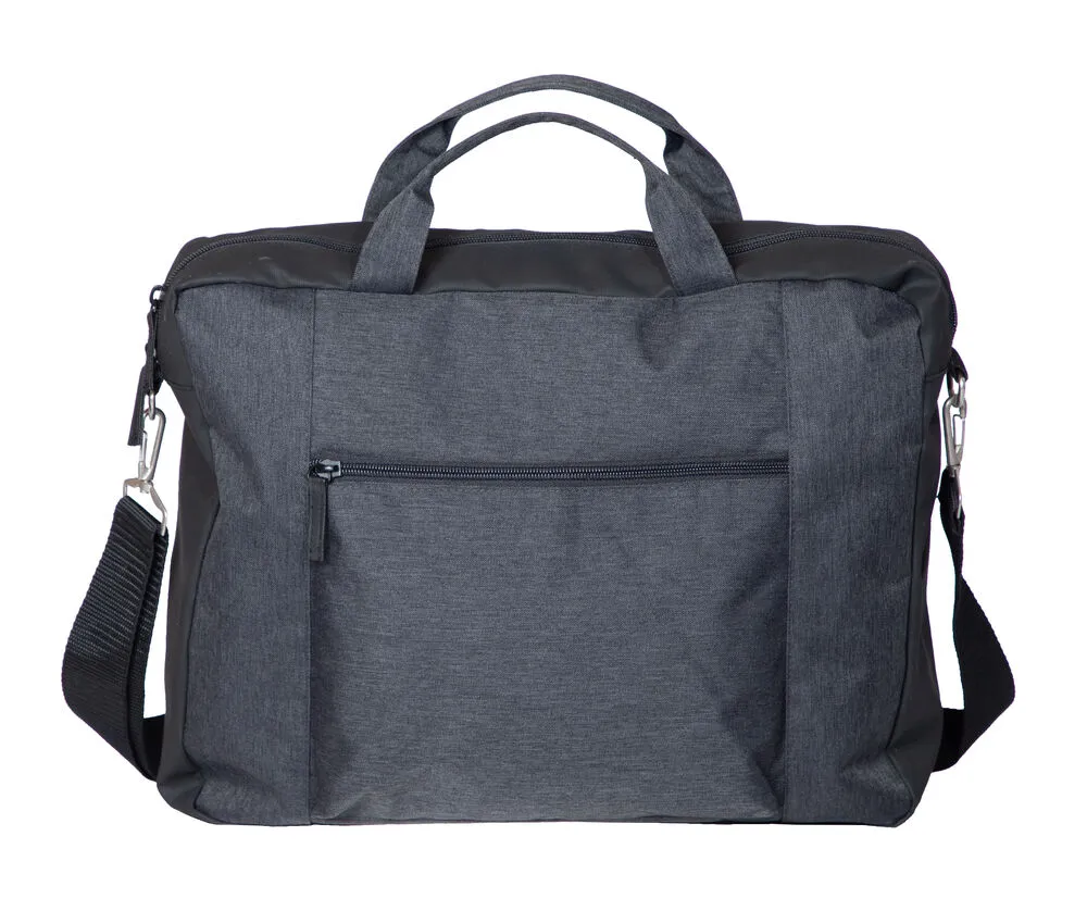 Prestige Briefcase Grafitgråmelerad
