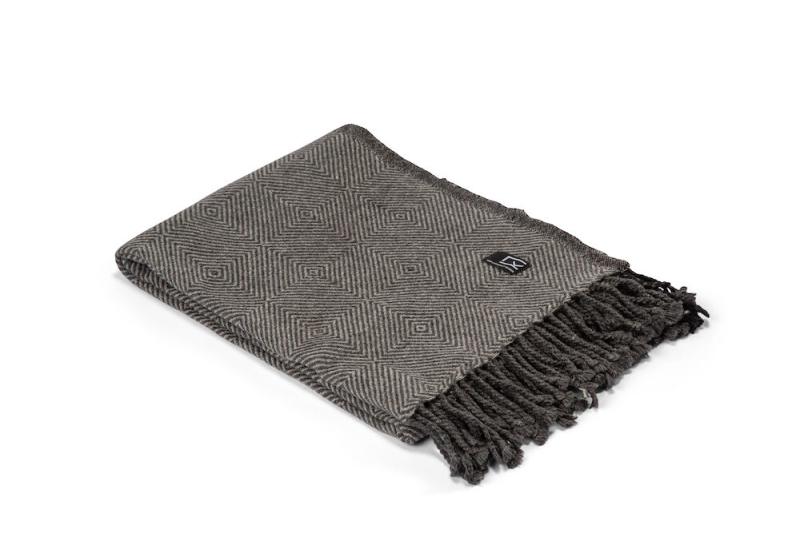 KL Kolstorp Pläd Grå